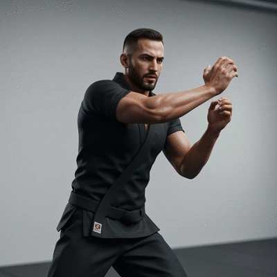 Practicing self-defense techniques in a controlled environment